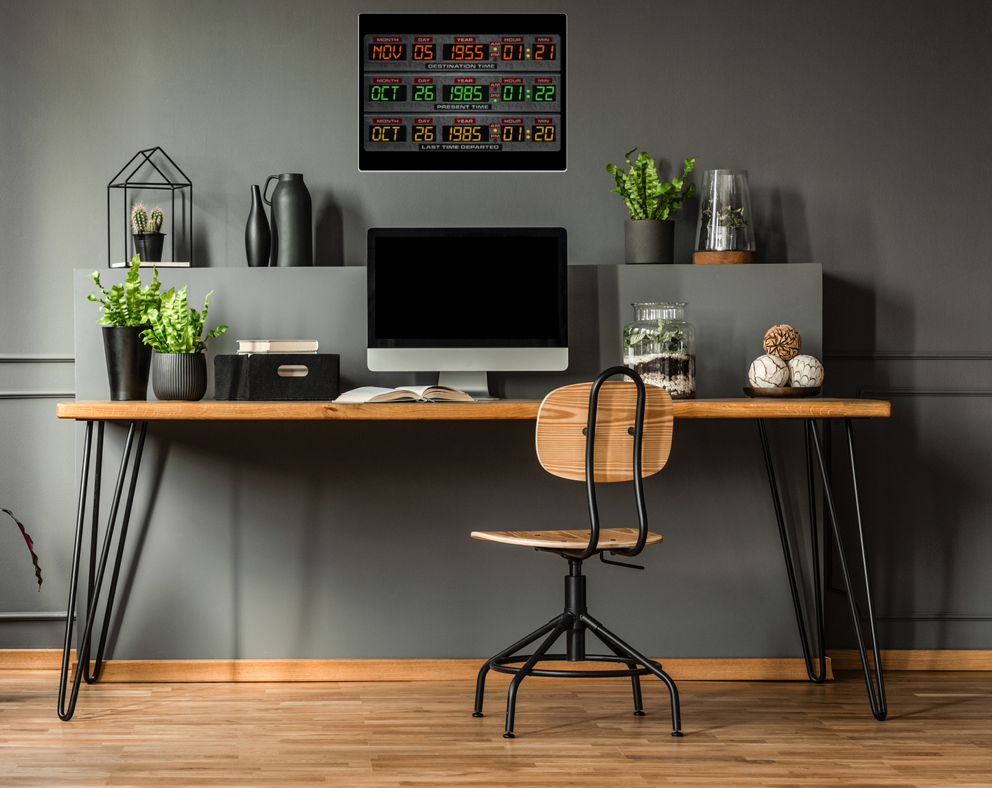 Back to the Future Time Circuit Metal Sign