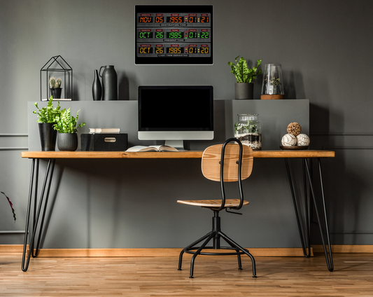 Back to the Future Time Circuit Metal Sign