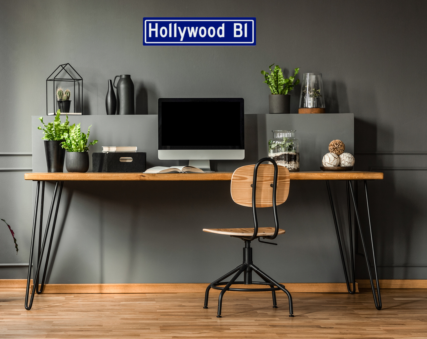 Replica Hollywood Boulevard Metal Street sign