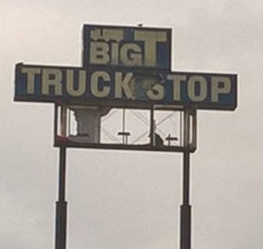 Big T Truck Stop Unisex Softstyle 2-sided T-shirt