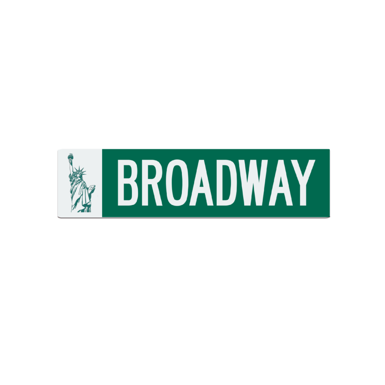 Replica Broadway Metal Street Sign
