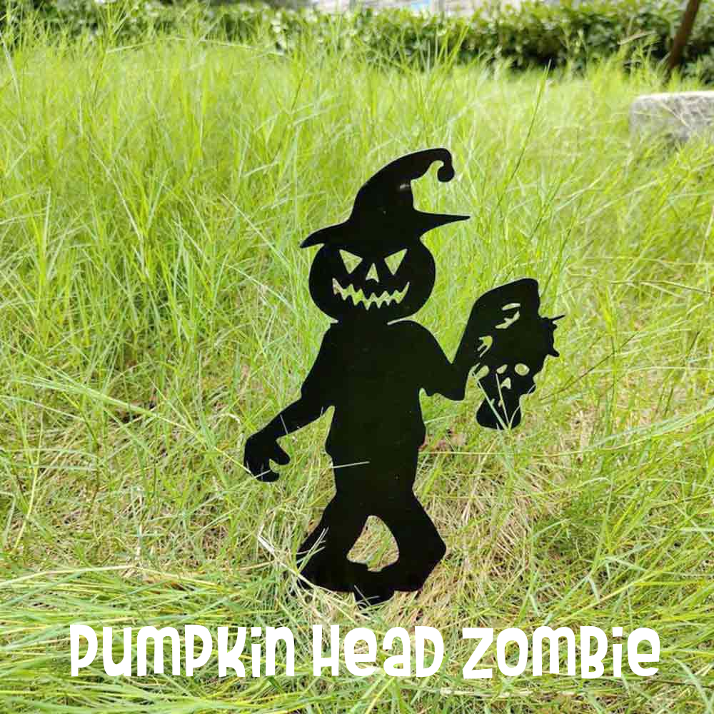 Halloween Lawn Stakes Zombie Kids Garden Decorations Stakes Signs