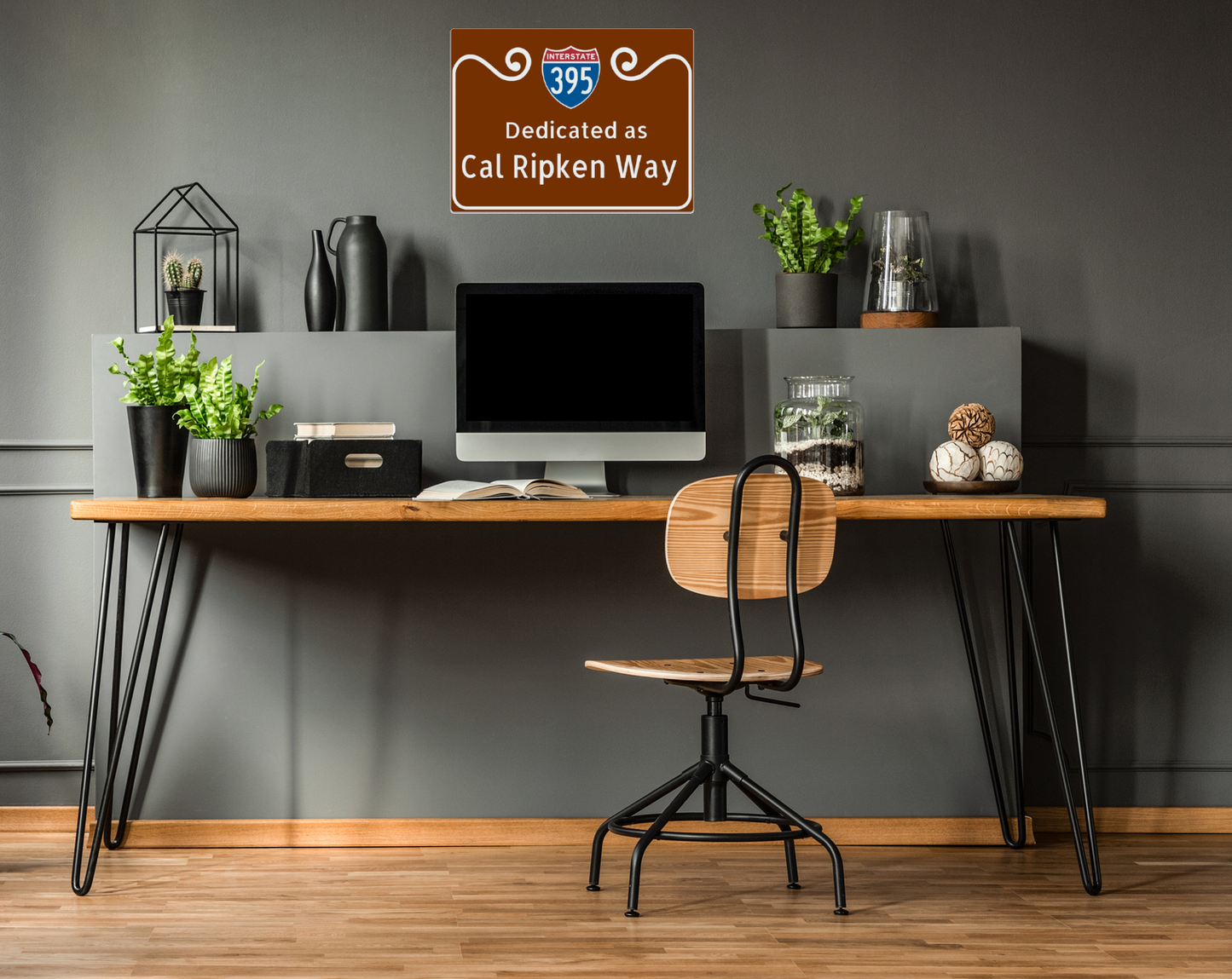 Replica Cal Ripken Way Highway Metal Sign