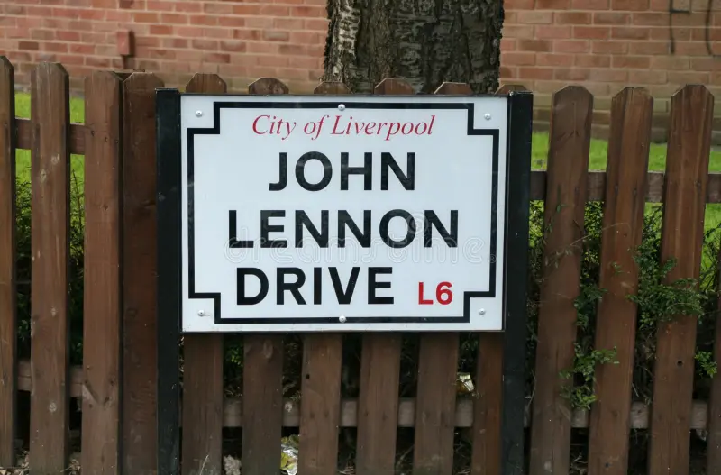 Replica John Lennon Drive Highway Metal Sign